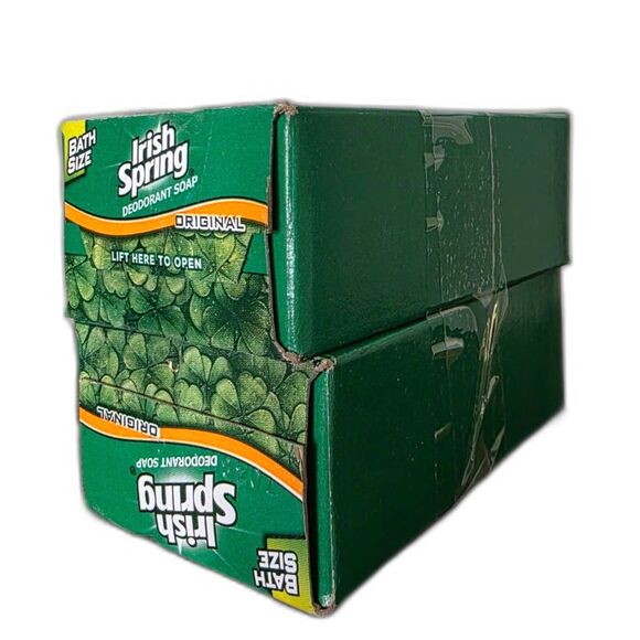 Irish Spring Lot Of 2 Original Deodorant Soap 3.75 Oz - Picture 2 of 2